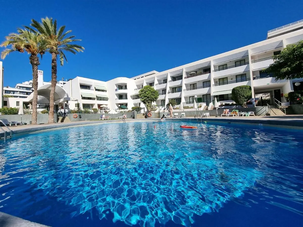 Casa Palmera 3 Only 150 Metres To The Beach, Heated Pool, Wifi, Sat-Tv, Balcony Arona  Arona (Tenerife)