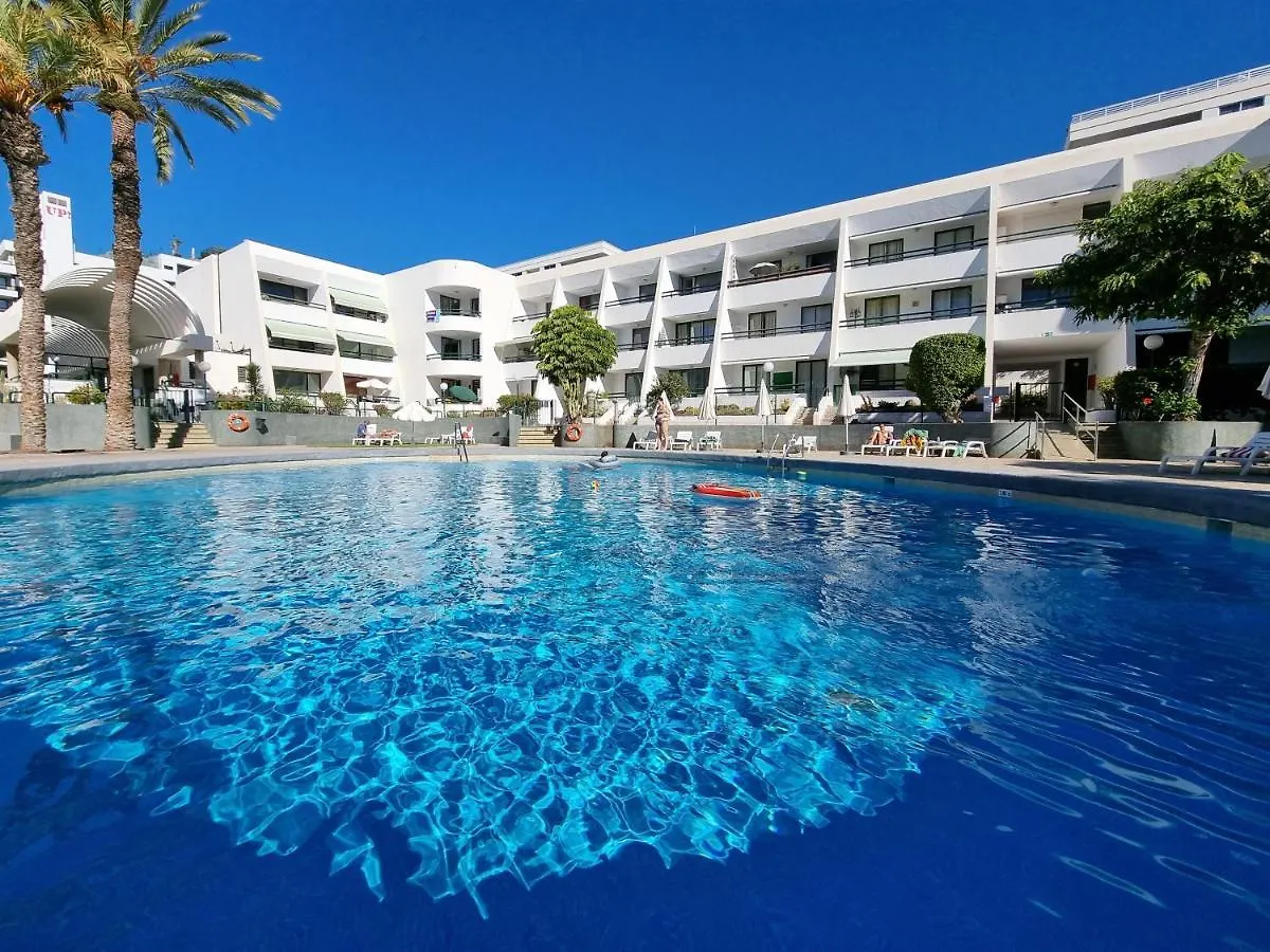 Apartment Casa Palmera 3 Only 150 Metres To The Beach, Heated Pool, Wifi, Sat-Tv, Balcony Arona  Spain