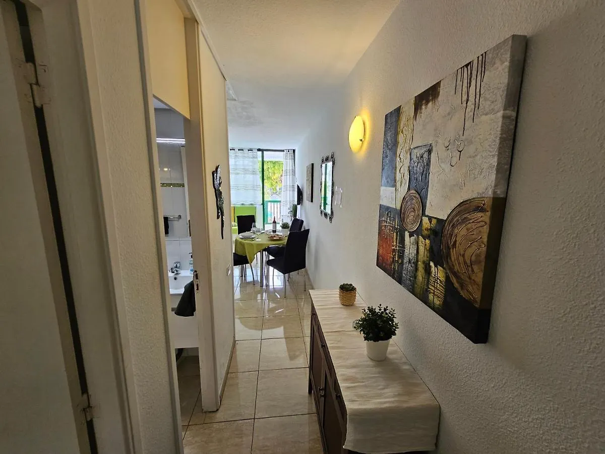 Casa Palmera 3 Only 150 Metres To The Beach, Heated Pool, Wifi, Sat-Tv, Balcony Arona  Spain
