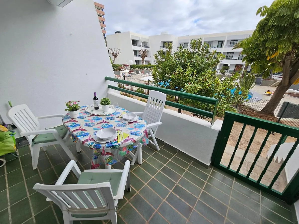 Casa Palmera 3 Only 150 Metres To The Beach, Heated Pool, Wifi, Sat-Tv, Balcony Arona  Apartment Arona (Tenerife)