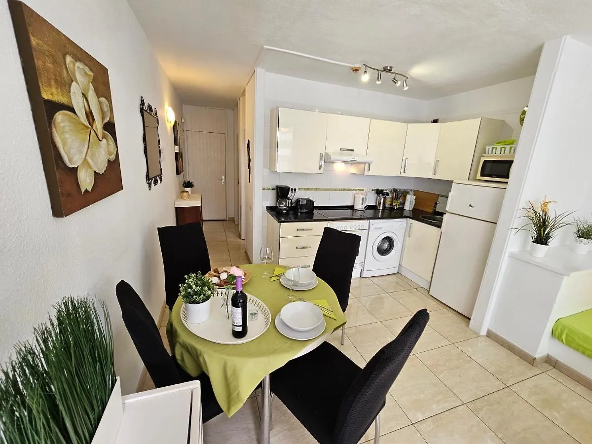 Apartment Casa Palmera 3 Only 150 Metres To The Beach, Heated Pool, Wifi, Sat-Tv, Balcony Arona  Spain