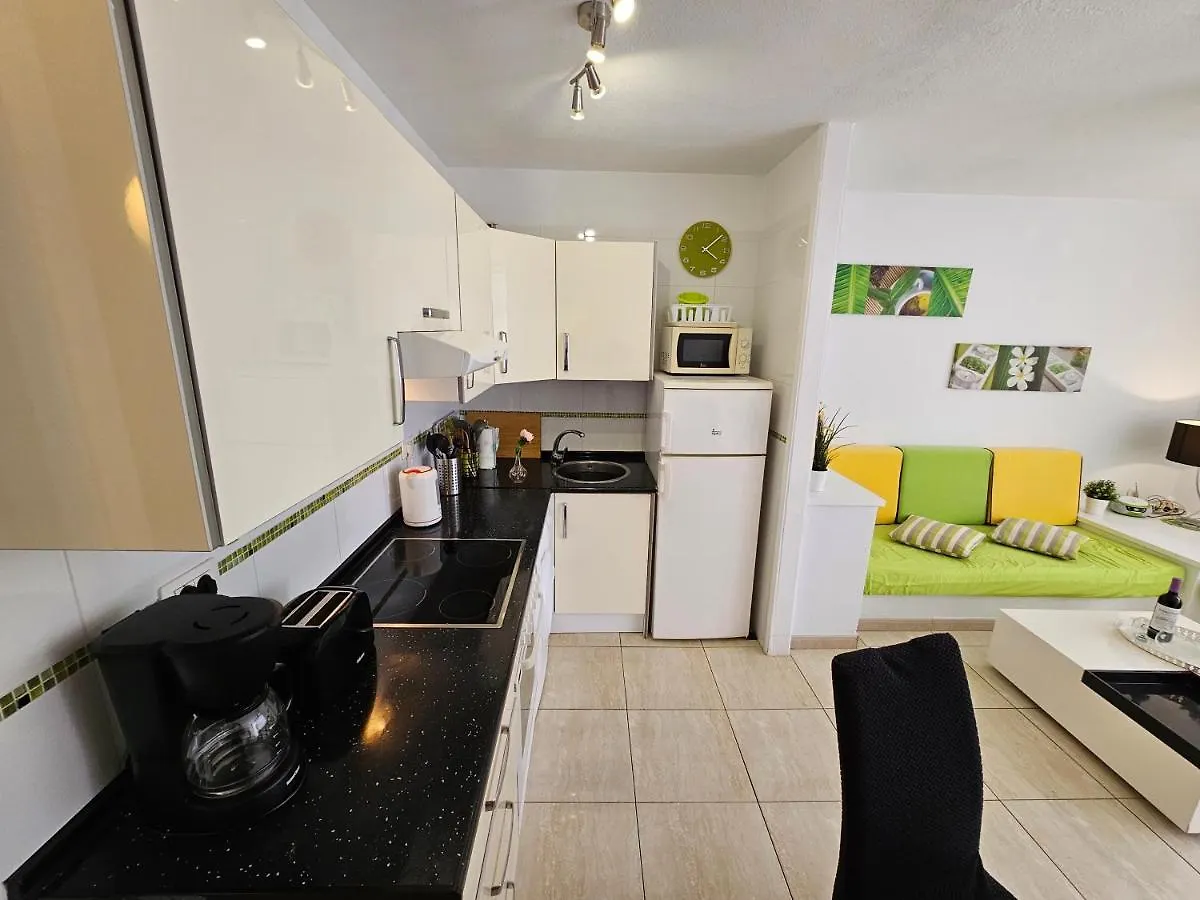 Apartment Casa Palmera 3 Only 150 Metres To The Beach, Heated Pool, Wifi, Sat-Tv, Balcony Arona  Spain